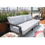 Canapé de patio en aluminium thermolaqué de 80 po avec coussins Sunbrella® de qualité commerciale Laguna