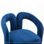 Fauteuil de cuisine en velours rembourré-2045468963