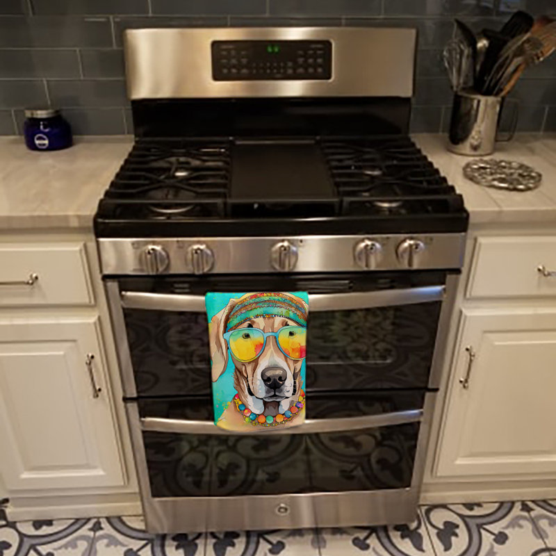 Serviette de cuisine Weimaraner Hippie Dawg