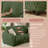 Upgraded Sectional Sofa With Storage, Charging, Convertible Feature And Easy Assembly-5 Seats & 1 Ottoman-Green-1071468374-1059389651
