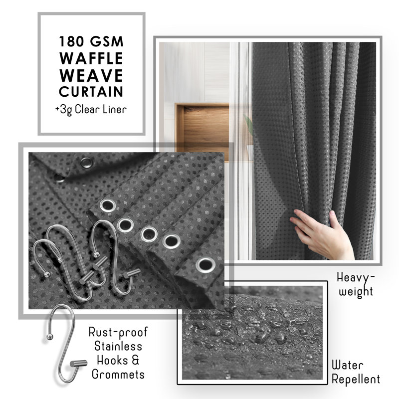 Gray Plastic and Fabric 20-Piece Bathroom Accessories Set