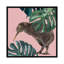 Kiwi oiseau avec monstera art-49839990-49839999