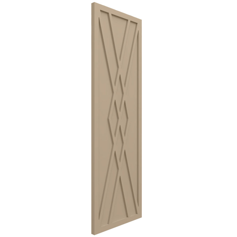 Volets de style moderne EnduraCore Composite Florence, L 12 po, Avec une couche d'apprêt, H 48 po