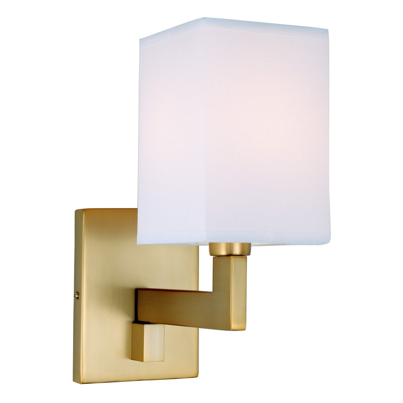 Dagoberto Armed Sconce, Satin Brass