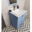 Ensemble de meuble-lavabo simple 23,6 po avec miroir Chakib-206979659