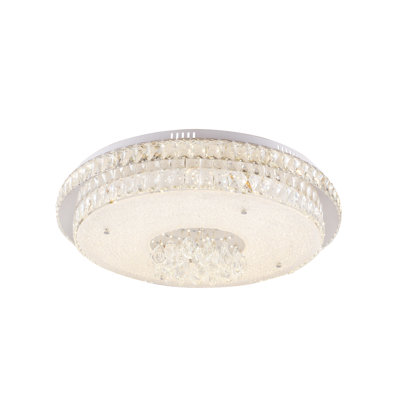 Whipe Crystal LED Flush Mount