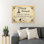 «Girl Enjoying Massage Time», art textuel sur toile tendue