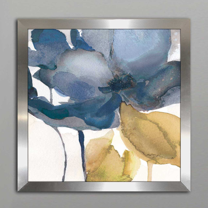 «Blue Note II» par Carol Robinson - reproduction de cadre photo, H 27,5 po x l 27,5 po x P 0,75 po