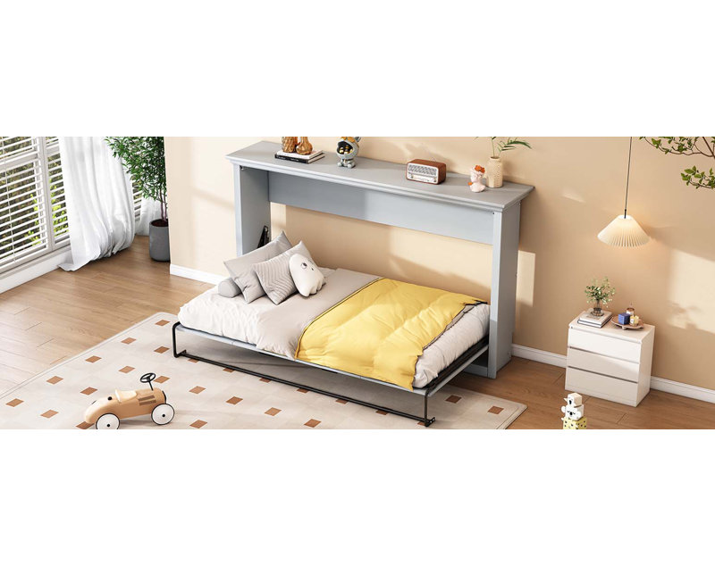 Twin Size Murphy Bed,can be Folded into a Cabinet