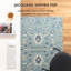 Tabriz Carpet Straight Rectangular Chair Mat-43367634