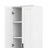 2-Door Storage Cabinet For Bathroom, Office, Adjustable Shelves, Waterproof MDF Board, Anti-Tip Design, Easy Assembly-2052773864