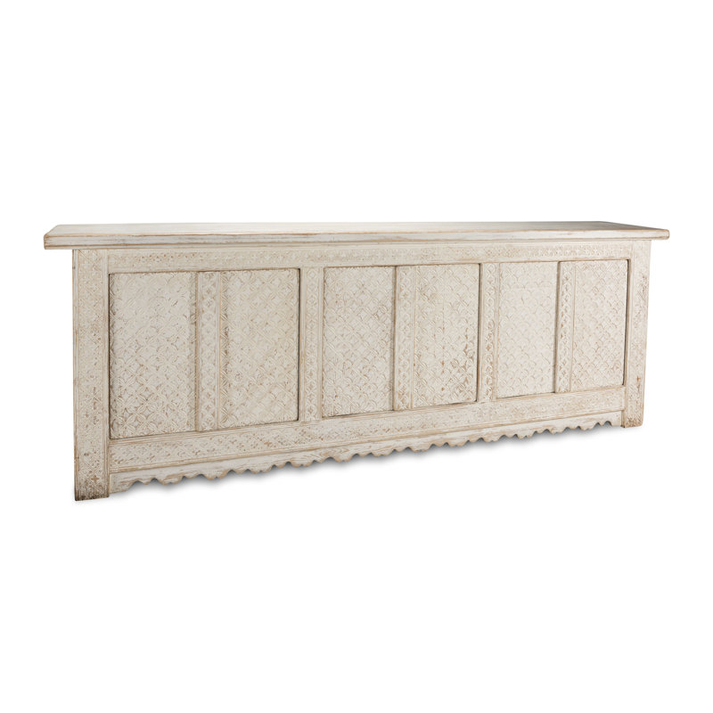 Persian 98'' Antique White Solid Wood Sideboard