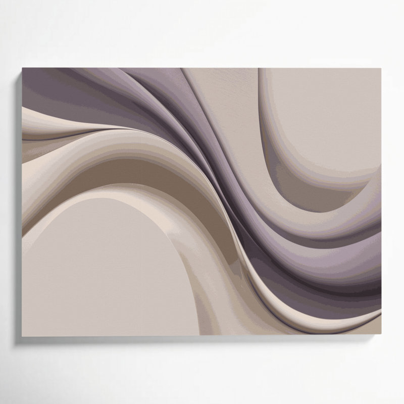 Minimalisme 84, art mural sur toile grise, H 11 po x l 14 po