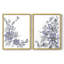 Periwinkle Patch III - reproduction encadrée de qualité supérieure - prête à être accrochée - aucun clou requis - aucun clou requis-55506624-55506625