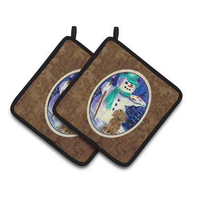 Caroline's Treasures English Springer Polyester Potholder