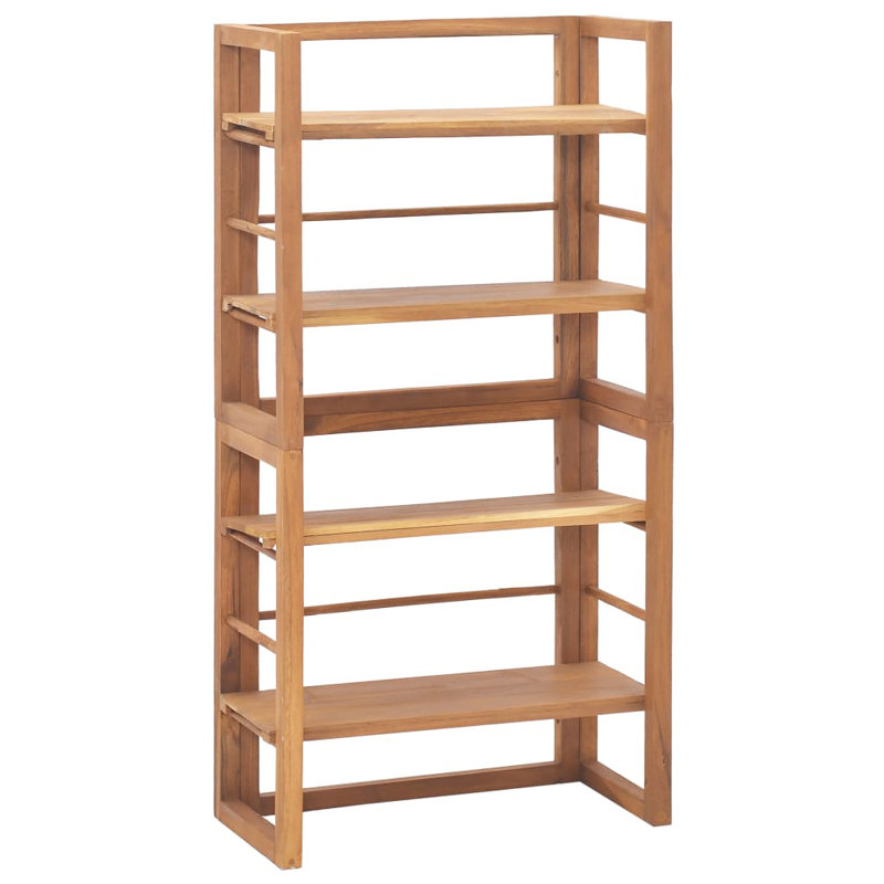 Aashild 23.6'' W Solid Wood Shelving Unit, 47.2" H x 23.6" W x 11.8" D