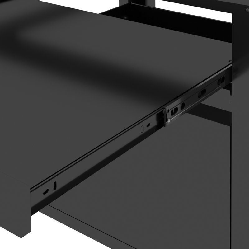  29"wx29"dx21.9"h Laundry Pedestal Washer Dryer Base Drawer Holder