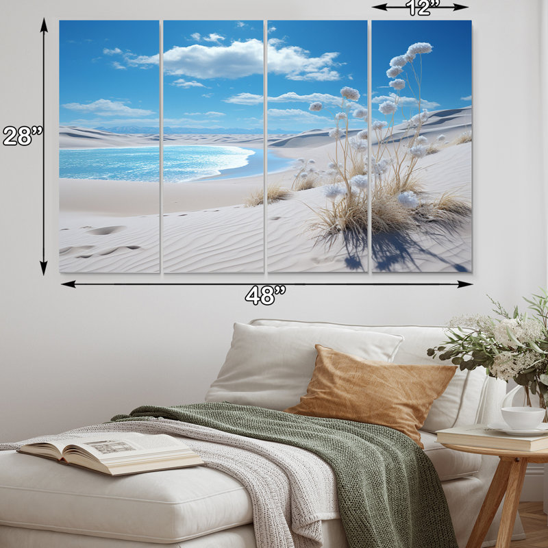 «Beach Dunes Grass I» sur toile, reproduction de 4 pièces