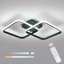 Dual Square 2-Light 69cm LED Ceiling Light