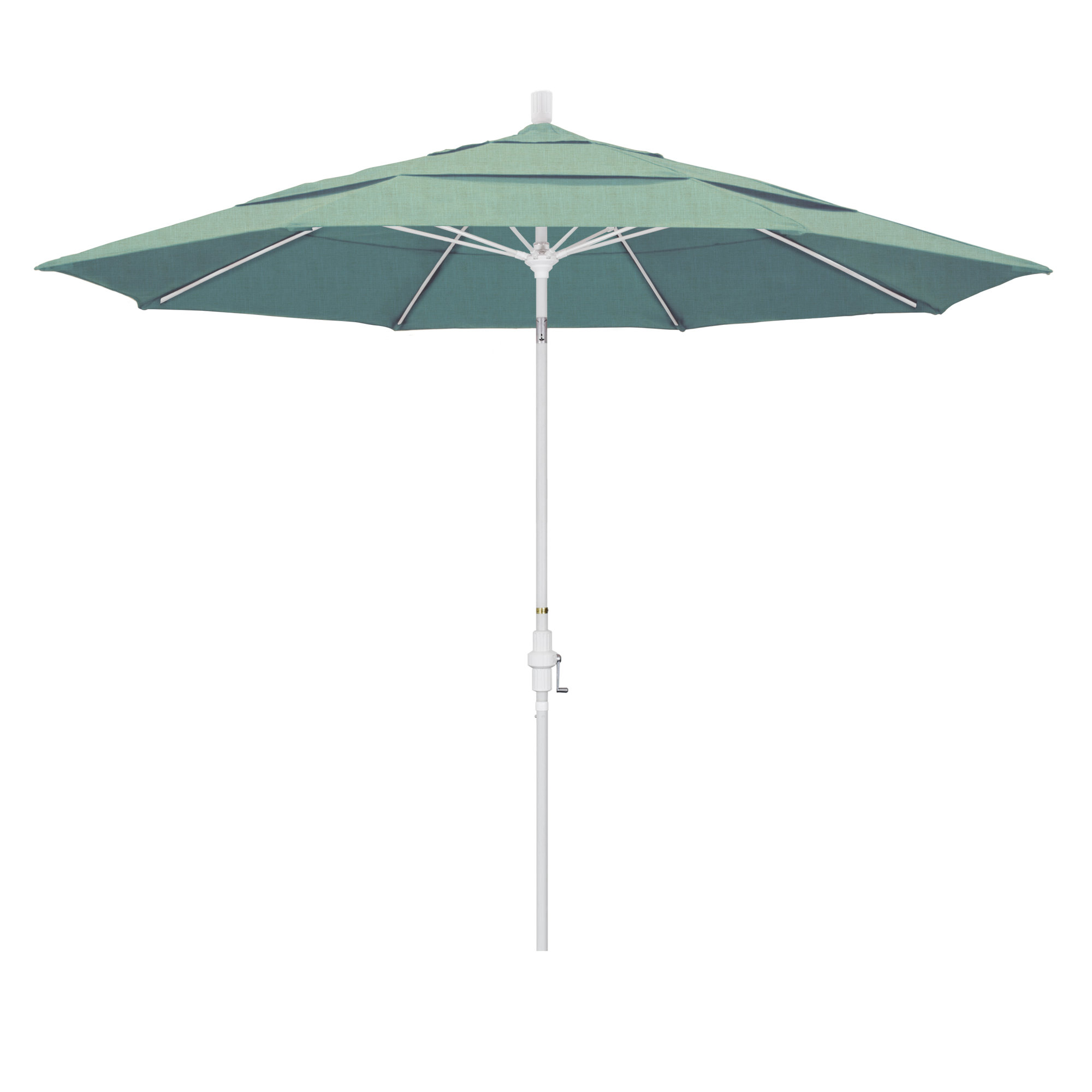 Brent 132'' Sunbrella® Outdoor Umbrella, Canvas Spa Sunbrella® Canvas