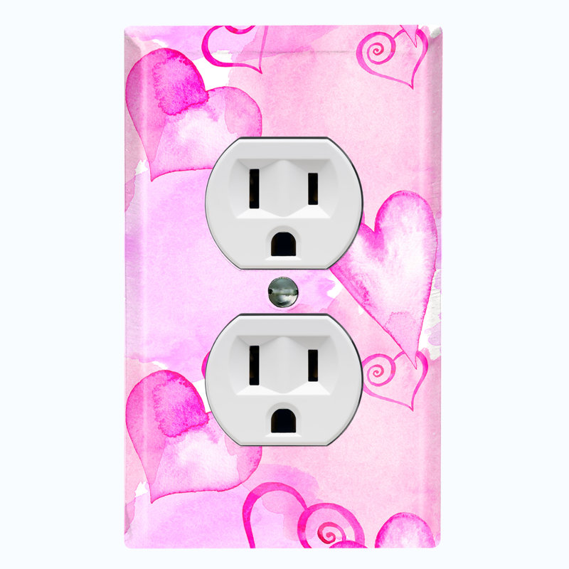 Patterned 1 - Gang Toggle Light Switch Standard Wall Plate