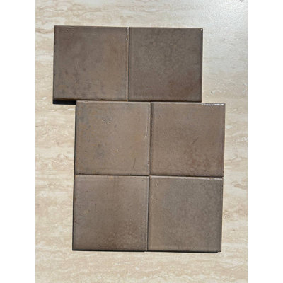 Taupe 4x4 Ceramic Polished Wall Tile