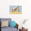 Wild Giraffe Trio Abstract Contemporary Giraffe Landscape Nature Wall Art Print-358078926