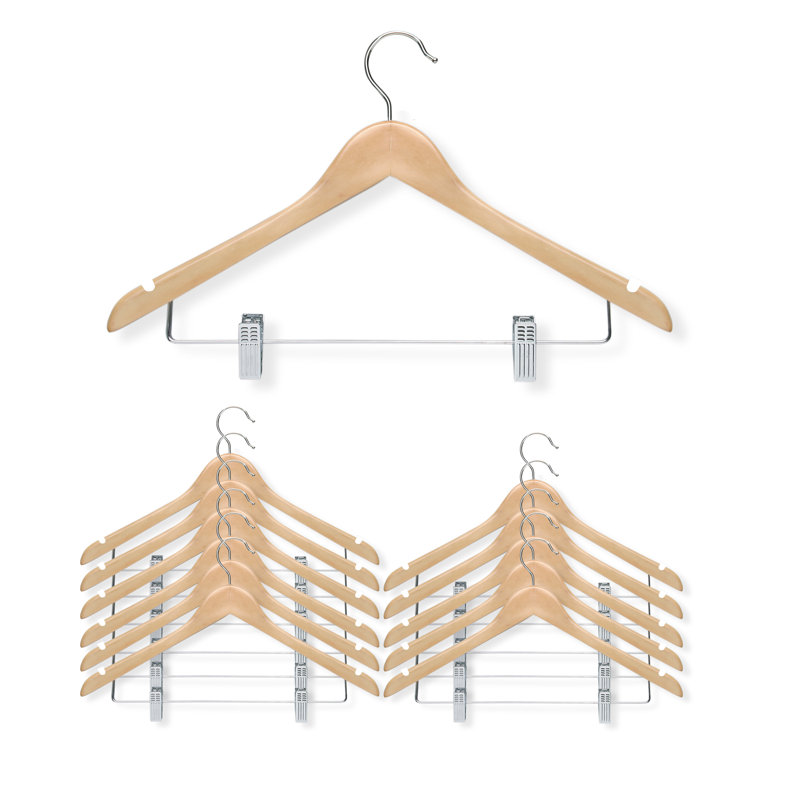  Basic Suit Wood Hanger for Suit/Coat