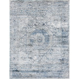 Riviera Oriental Area Rug in Blue