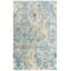 Tapis bleu / beige en laine Maratea-1785380691