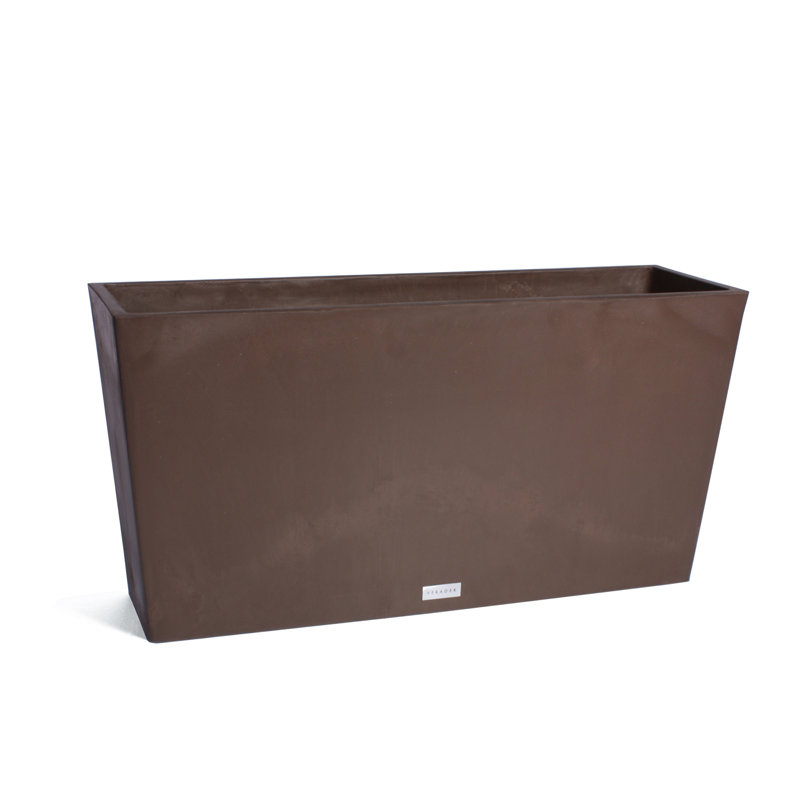 Pot à fleurs Pure Series Midori, H 19,75 po x l 39,5 po x P 12,5 po, Espresso, 1