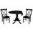 Deibel Drop Leaf Solid Wood Dining Set-1687936475