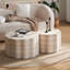 Ensemble de 2 tables basses rondes