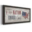 Toile encadrée de qualité supérieure One Nation Under God - prête à être accrochée-88113907-88113906