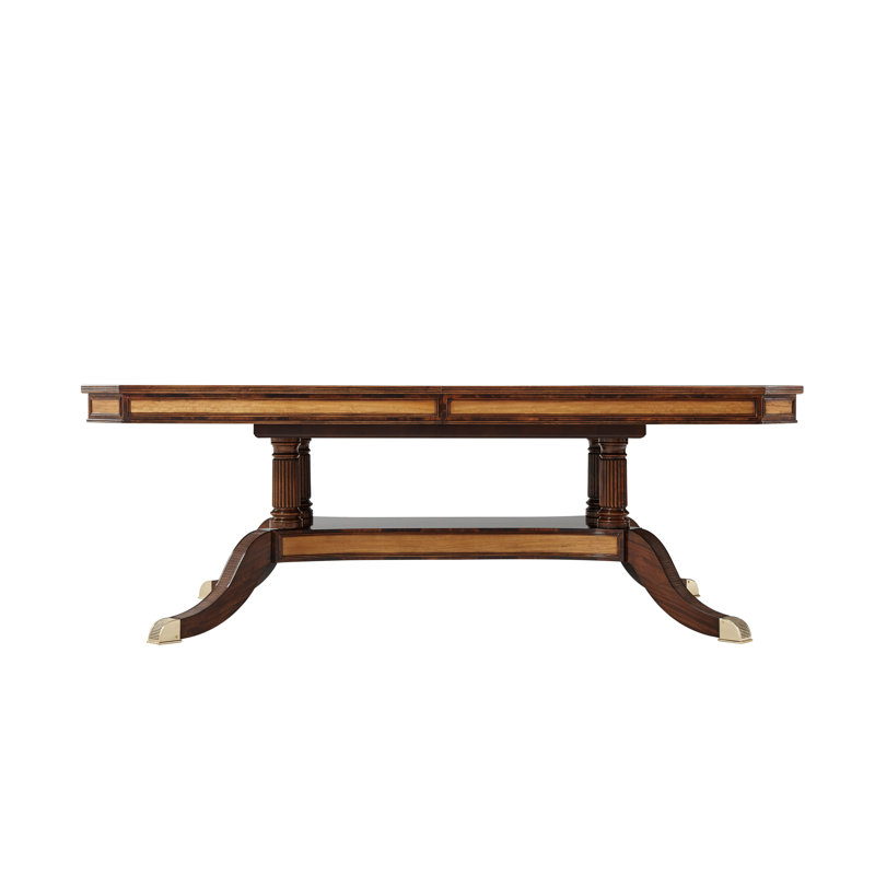 English Cabinet Maker Mahogany Wood Dining Table