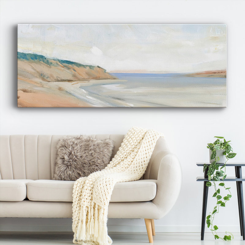 Shoreline Study I - Impression sur toile tendue, H 8 po x l 20 po x P 1,5 po