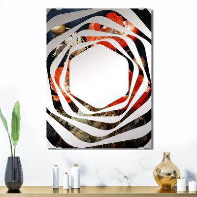 Grand miroir mural Aquil - Poppies MIR141625