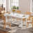 63-Inch Rectangular Wood Dining Table-2088392480