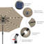 Parasol de marché éclairé Caerphilly-157318111-264100103
