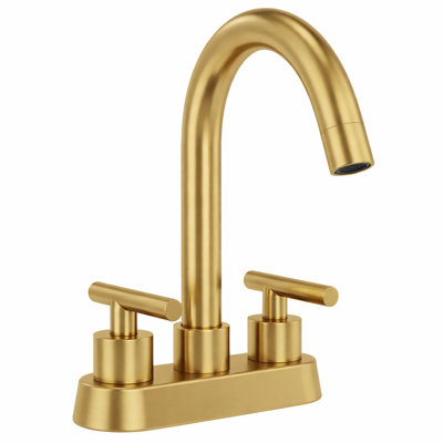 Robinet de salle de bain à ensemble central avec drain, robinet à 2 poignées 