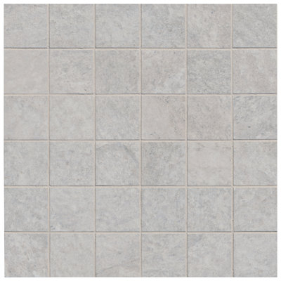 Traverse Cascade 2 in. x 2 in. Matte Porcelain Slate Look Mosaic Tile