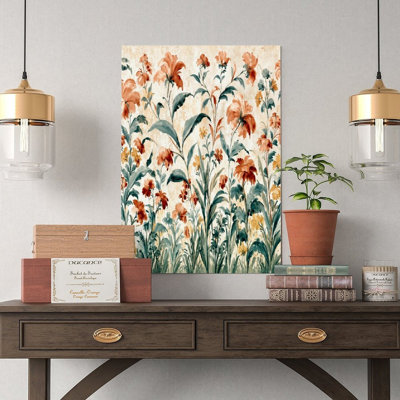 Canvas Wall Art Vintage Lily Floral Botanical Canvas Wall Art Vintage Poster Print Home Decor