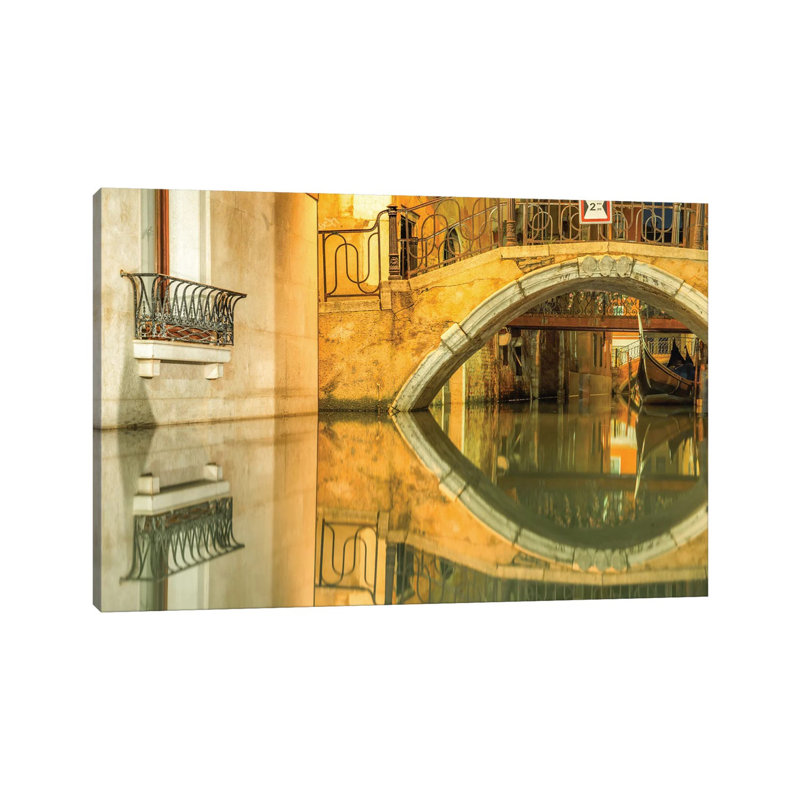 Venice, Italy, Canal Reflection by Mark Paulda - Wrapped Canvas Print, 66.04 cm H x 45.72 cm W