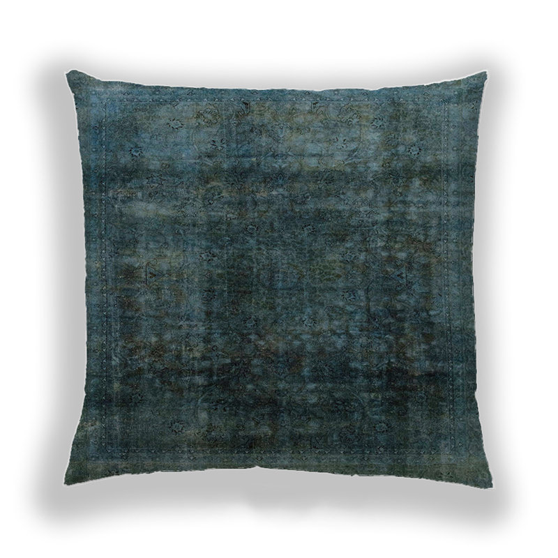 Abstract Reversible Throw Pillow, Microsuede