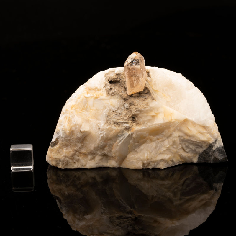 Imperial Topaz on Calcite Matrix // Ver. 2