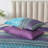8-Piece Bohemian Striped Bedding Quilt Set Comforter and Sheet Set Soft Microfiber Complete Bedding Sets for All Season-122486562-122486575