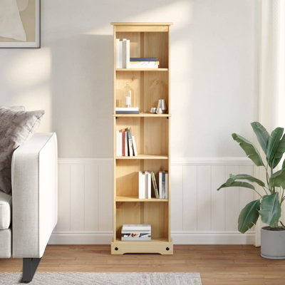 170cm H x 46cm W Metal Bookcase