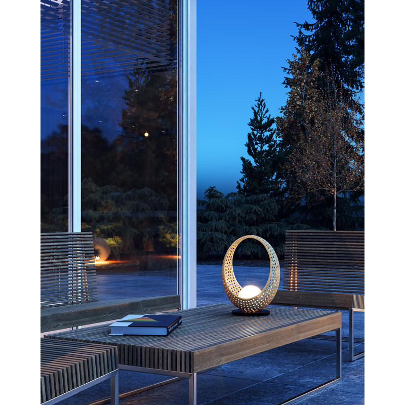 Lanai LED Table Lamp, 16" H x 11.38" W x 8.38" D