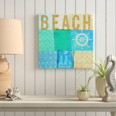 «Beachscape Collage IV», art textuel