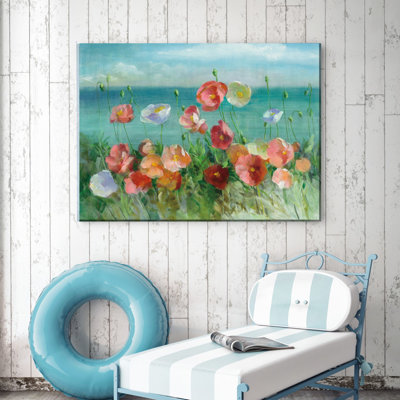 Seaside Poppies All Weather Outdoor Art